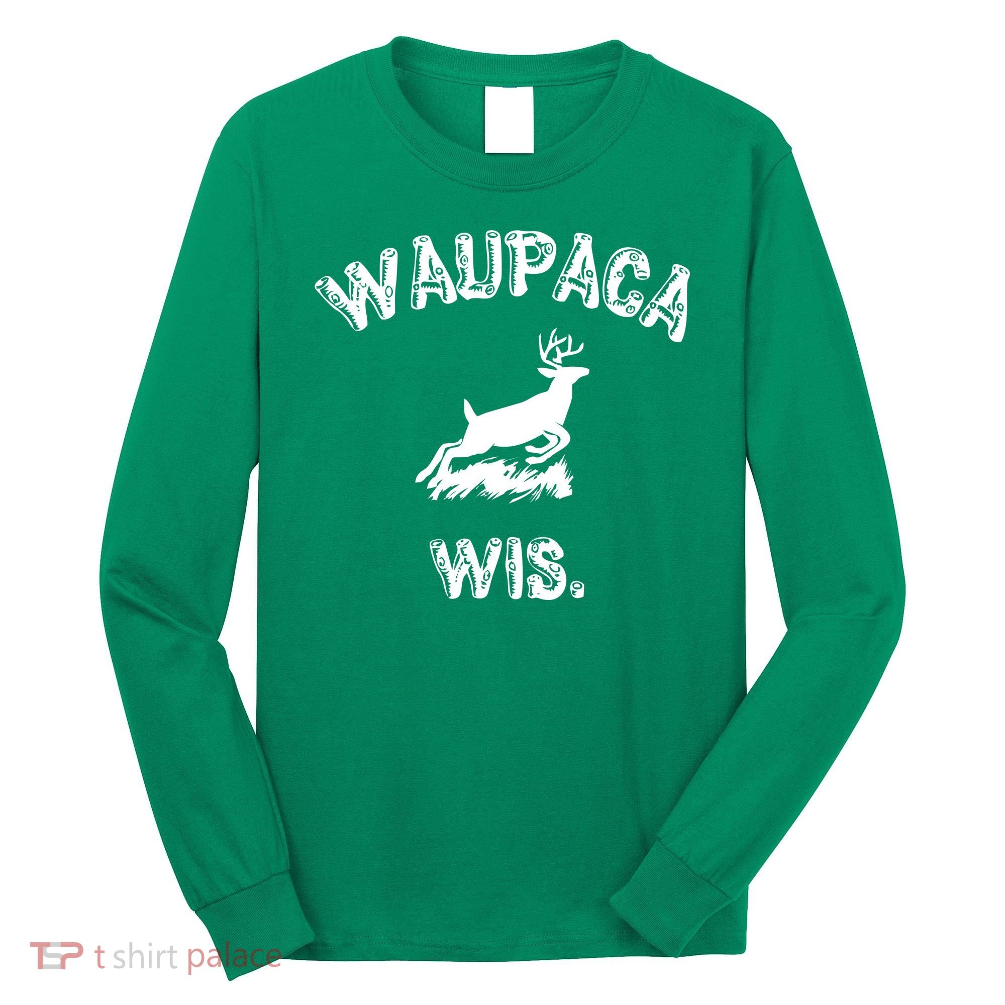 Waupaca Wis. Dustin Deer Long Sleeve Shirt