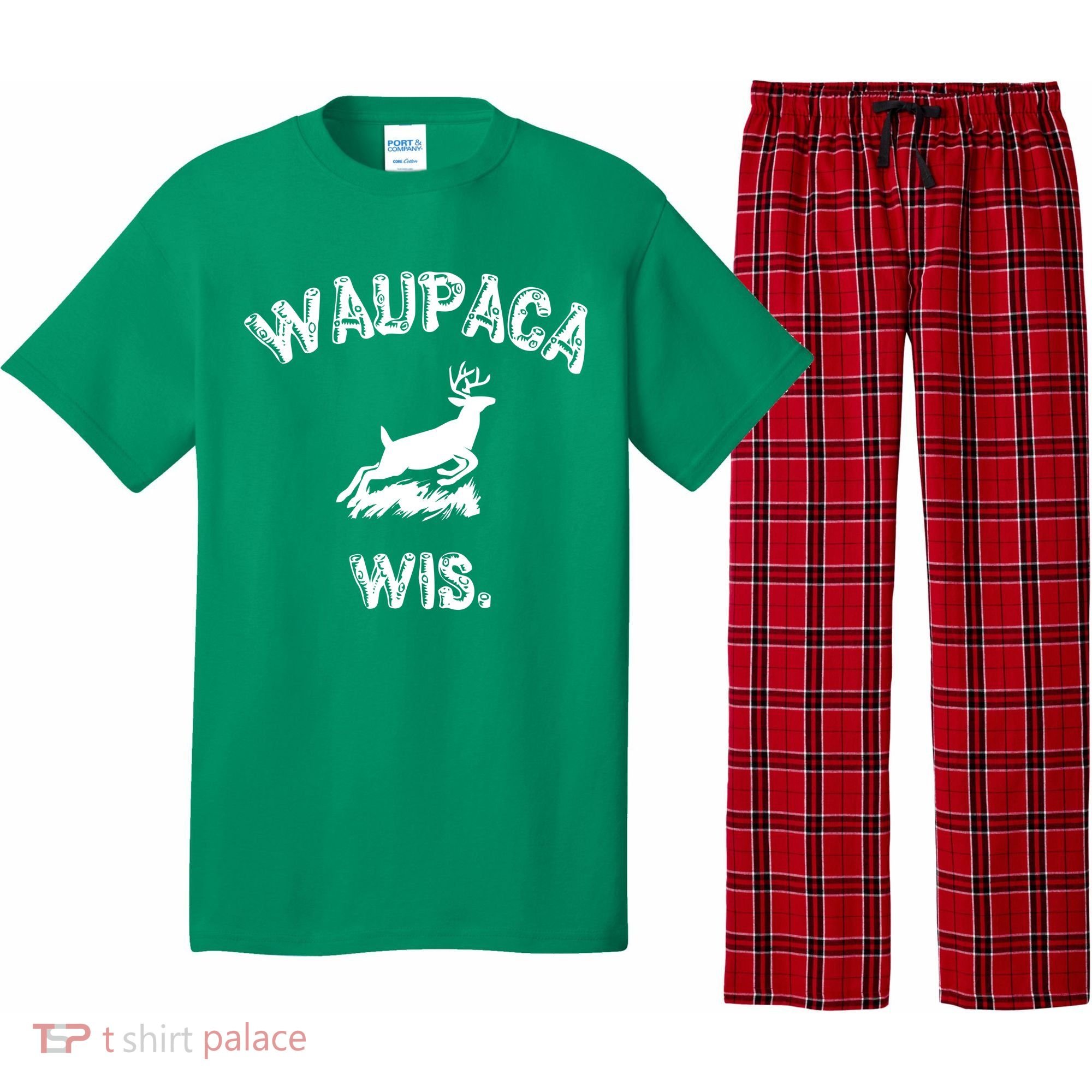 Waupaca Wis. Dustin Deer Pajama Set