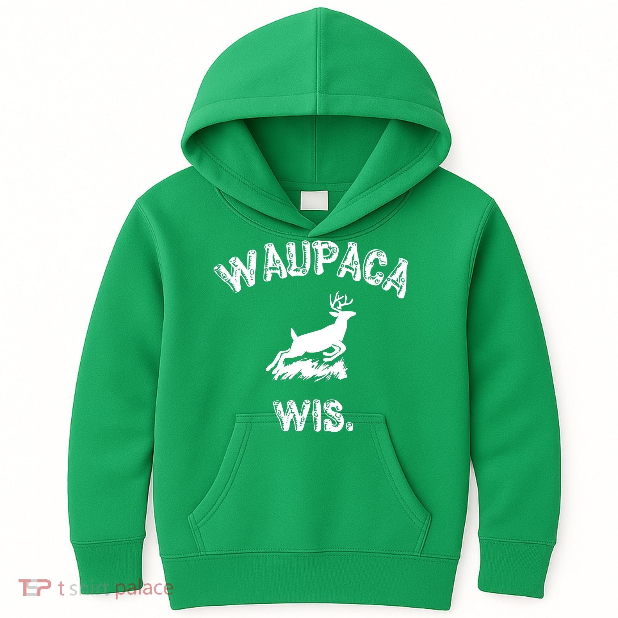 Waupaca Wis. Dustin Deer Kids Hoodie
