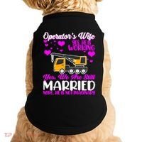 Wedding Anniversary Valentine's Day Mobile Crane Operator Gift Doggie Tank thumb 0