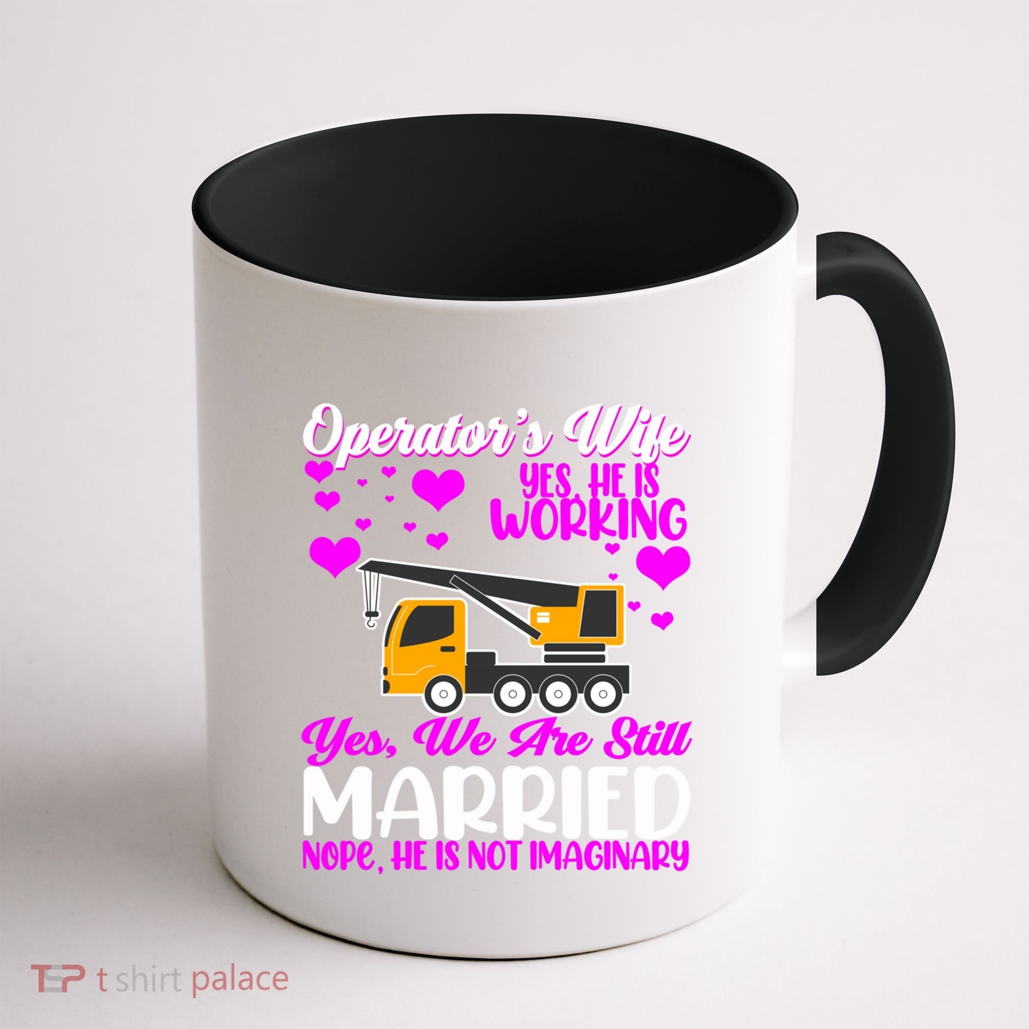 Wedding Anniversary Valentine's Day Mobile Crane Operator Gift Coffee Mug