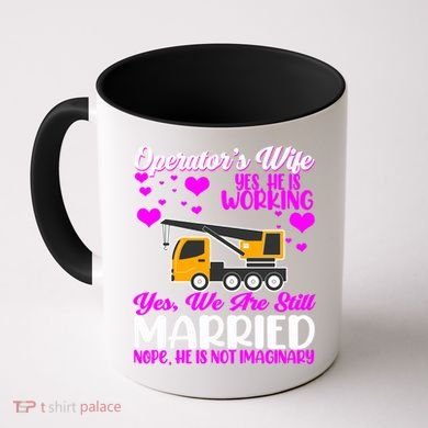 Wedding Anniversary Valentine's Day Mobile Crane Operator Gift Coffee Mug
