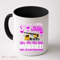 Wedding Anniversary Valentine's Day Mobile Crane Operator Gift Coffee Mug thumb 0