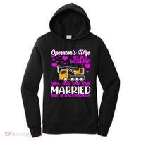 Wedding Anniversary Valentine's Day Mobile Crane Operator Gift Women's Hoodie thumb 0