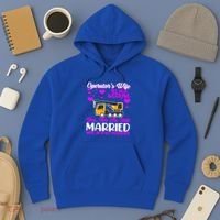 Wedding Anniversary Valentine's Day Mobile Crane Operator Gift Hoodie thumb 3