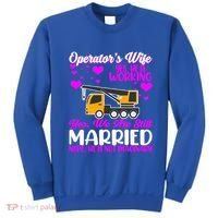 Wedding Anniversary Valentine's Day Mobile Crane Operator Gift Sweatshirt thumb 0