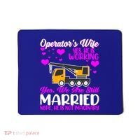 Wedding Anniversary Valentine's Day Mobile Crane Operator Gift Mousepad thumb 0