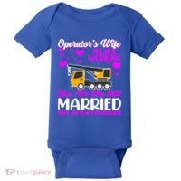 Wedding Anniversary Valentine's Day Mobile Crane Operator Gift Baby Bodysuit thumb 0