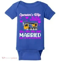 Wedding Anniversary Valentine's Day Mobile Crane Operator Gift Baby Bodysuit thumb 0