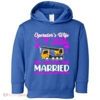 Wedding Anniversary Valentine's Day Mobile Crane Operator Gift Toddler Hoodie thumb 0
