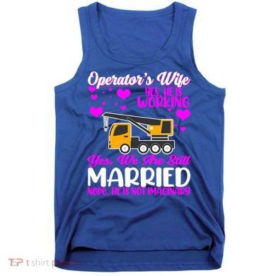 Wedding Anniversary Valentine's Day Mobile Crane Operator Gift Tank Top