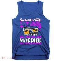 Wedding Anniversary Valentine's Day Mobile Crane Operator Gift Tank Top thumb 0
