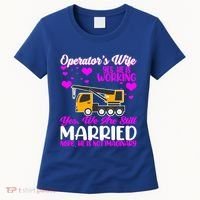 Wedding Anniversary Valentine's Day Mobile Crane Operator Gift Women's T-Shirt thumb 0