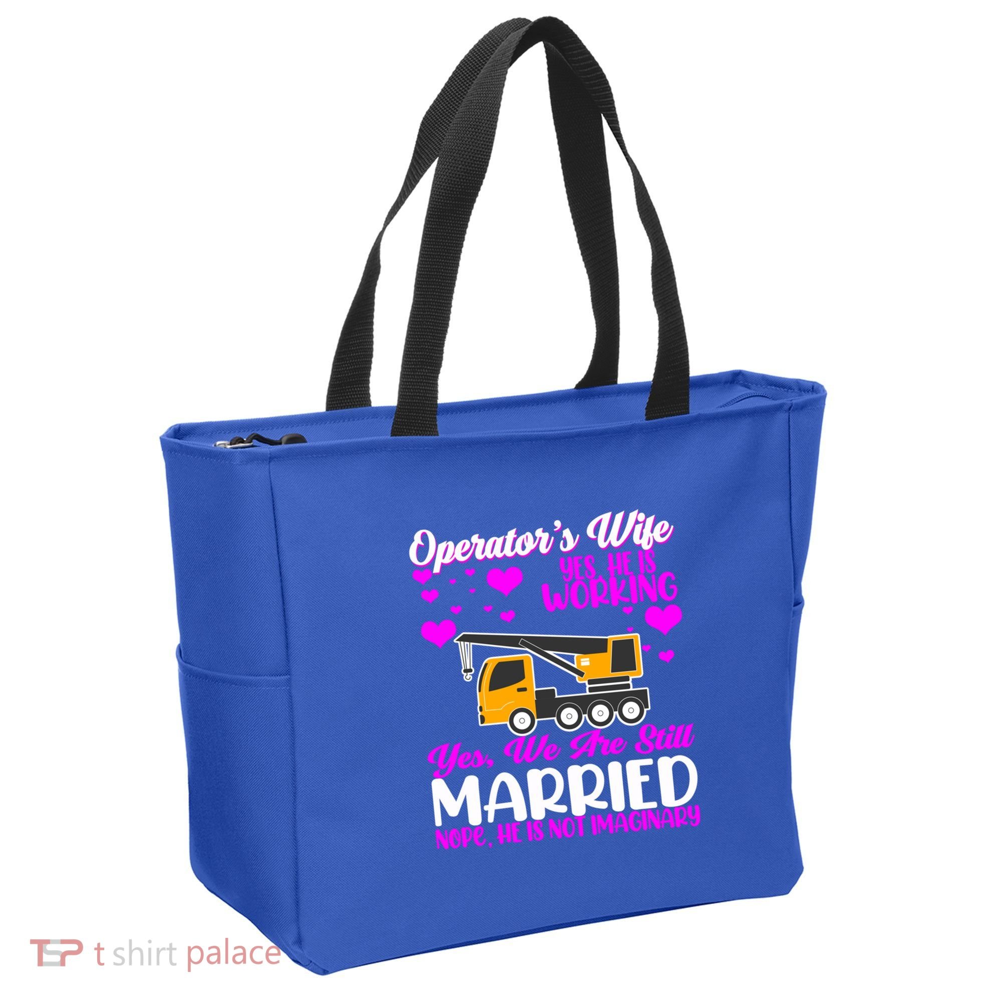 Wedding Anniversary Valentine's Day Mobile Crane Operator Gift Tote Bag