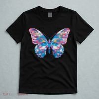Wavy Colorful Butterfly Illustration  T-Shirt thumb 5