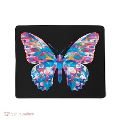 Wavy Colorful Butterfly Illustration  Mousepad