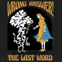 Wrong Answer Witches Always Get The Last Word Women's Sweatshirt thumb 2