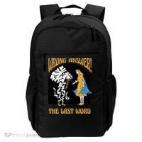 Wrong Answer Witches Always Get The Last Word Backpack thumb 0