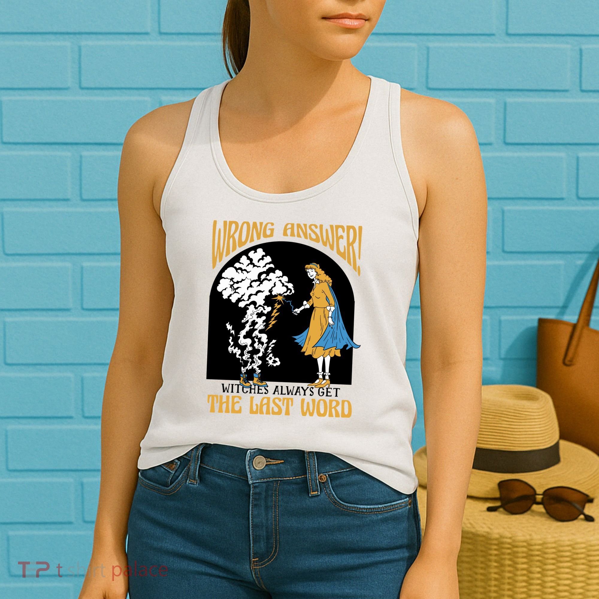 Wrong Answer Witches Always Get The Last Word Women's Tank Top
