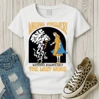 Wrong Answer Witches Always Get The Last Word Women's T-Shirt thumb 3