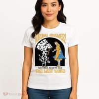 Wrong Answer Witches Always Get The Last Word Women's T-Shirt thumb 4