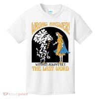 Wrong Answer Witches Always Get The Last Word Kids T-Shirt thumb 0