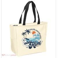 Wind And Waves Obey Him Christian Jesus Beach Bible Verse Tote Bag thumb 2