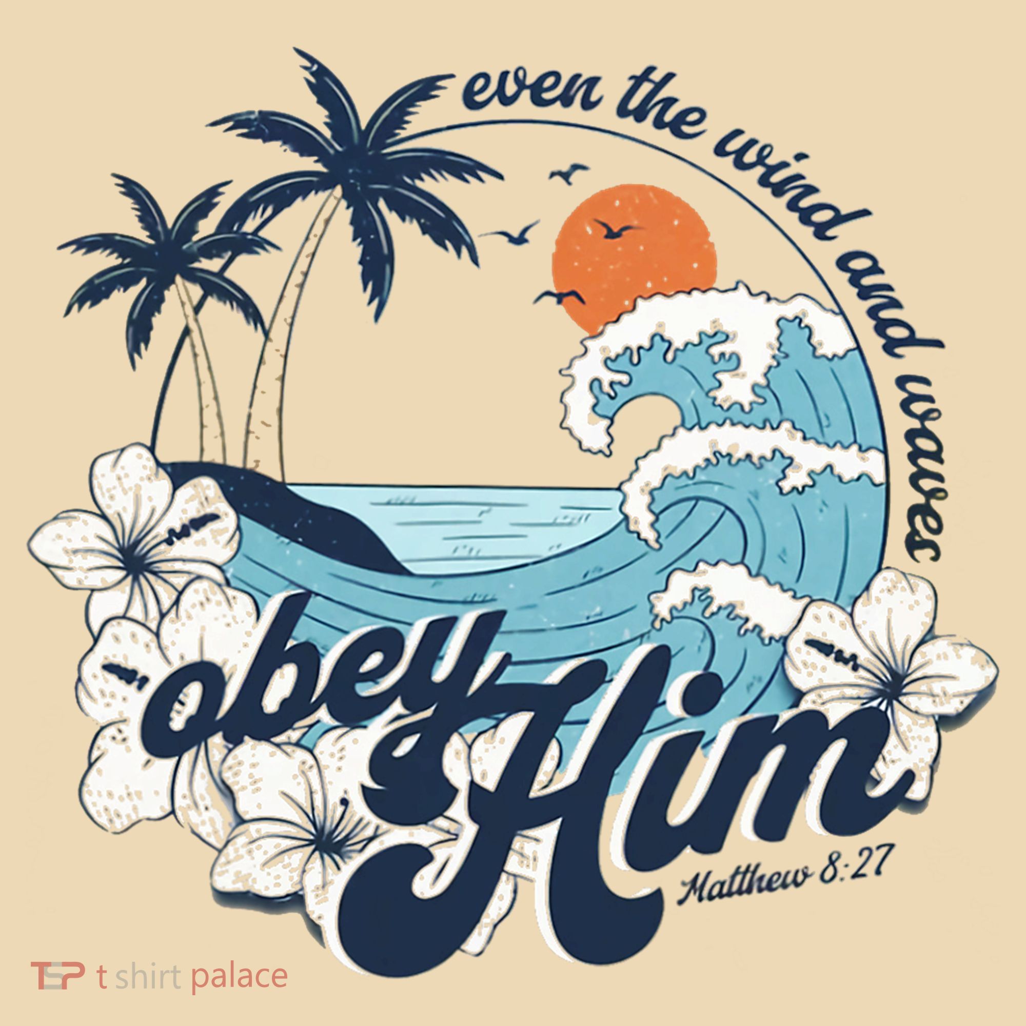 Wind And Waves Obey Him Christian Jesus Beach Bible Verse Tote Bag