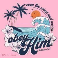 Wind And Waves Obey Him Christian Jesus Beach Bible Verse Coaster thumb 2