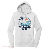 Wind And Waves Obey Him Christian Jesus Beach Bible Verse Women's Hoodie thumb 0