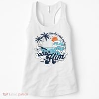 Wind And Waves Obey Him Christian Jesus Beach Bible Verse Women's Tank Top thumb 0