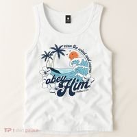 Wind And Waves Obey Him Christian Jesus Beach Bible Verse Tank Top thumb 2