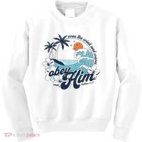 Wind And Waves Obey Him Christian Jesus Beach Bible Verse Kids Sweatshirt thumb 0