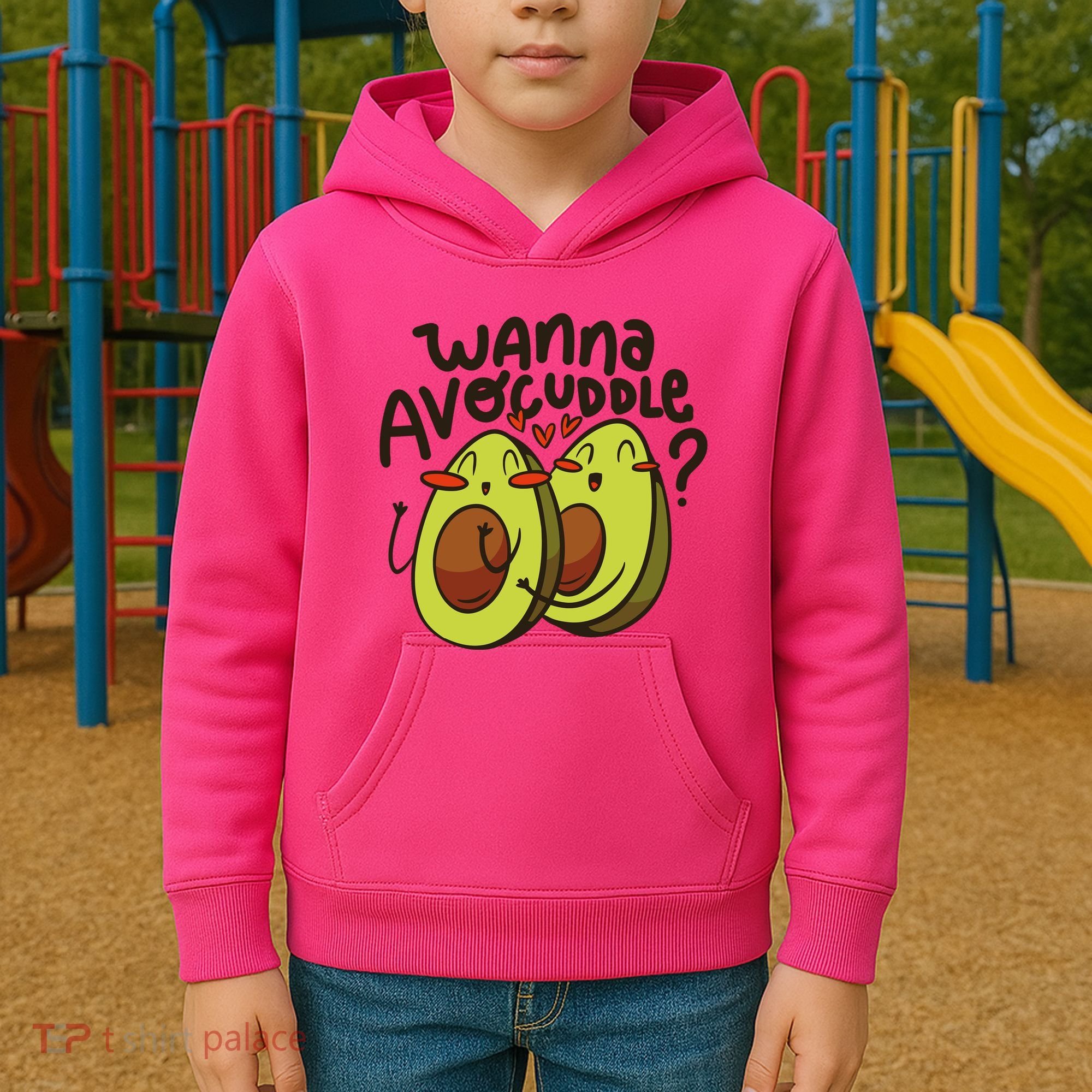 Wanna Avocuddle Kids Hoodie