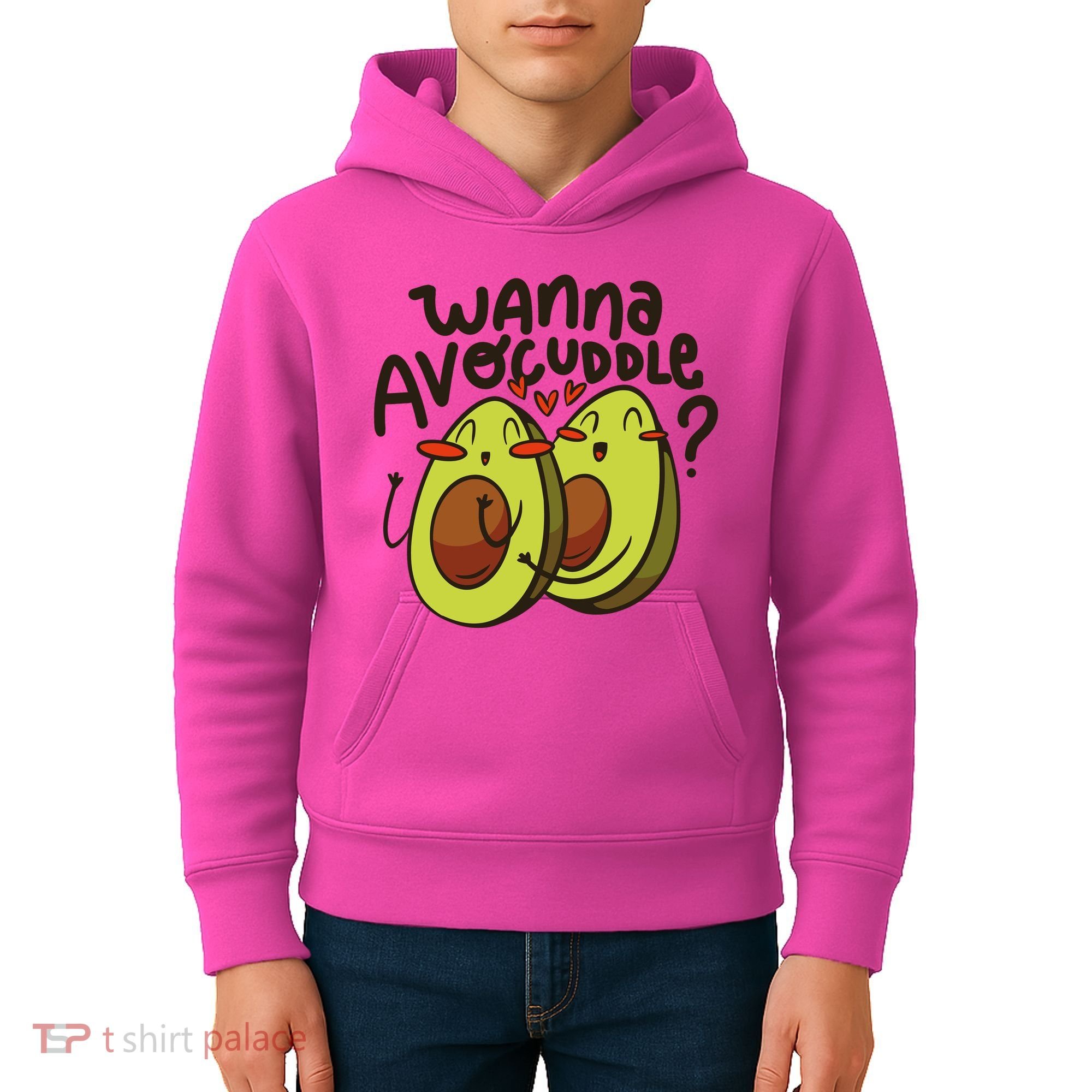 Wanna Avocuddle Kids Hoodie