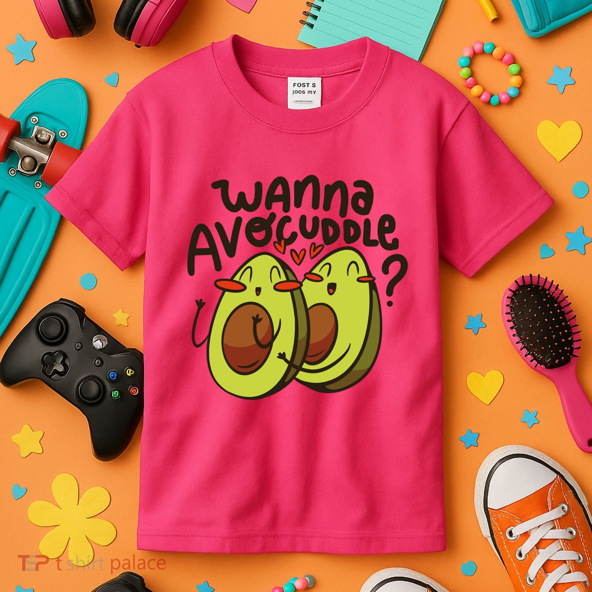 Wanna Avocuddle Kids T-Shirt