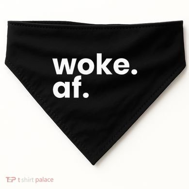 Woke AF USA-Made Doggie Bandana