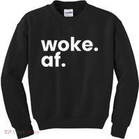 Woke AF Kids Sweatshirt thumb 0