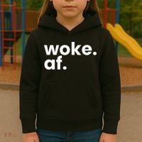 Woke AF Kids Hoodie thumb 3