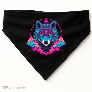 Wolf And Wolves USA-Made Doggie Bandana