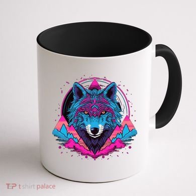 Wolf And Wolves Coffee Mug back