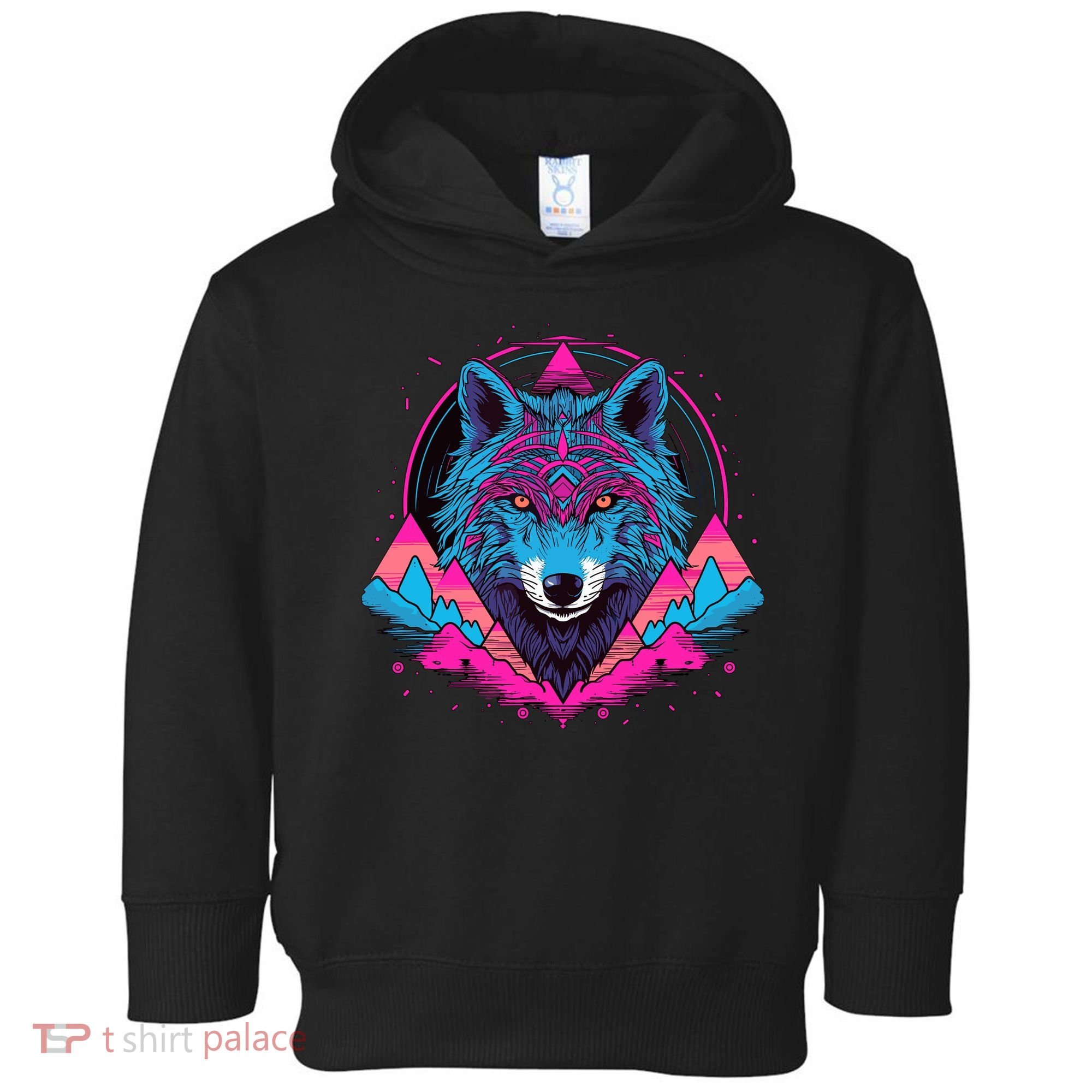 Wolf And Wolves Toddler Hoodie