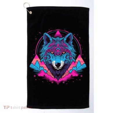 Wolf And Wolves Golf Towel