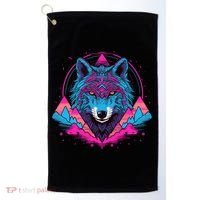 Wolf And Wolves Golf Towel thumb 0