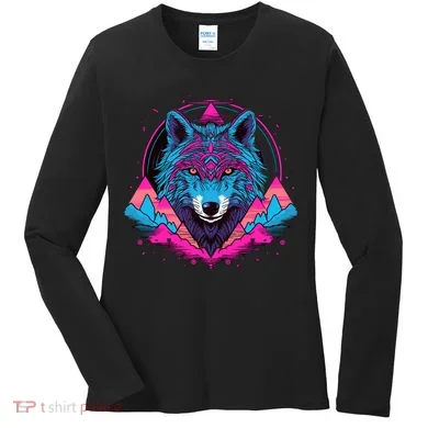Wolf And Wolves Women's Long Sleeve Shirt