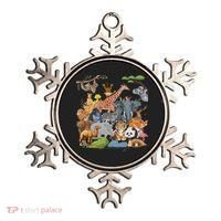 Women And Wildlife Zoo Day Party Cute 22 Animals Ornament thumb 0