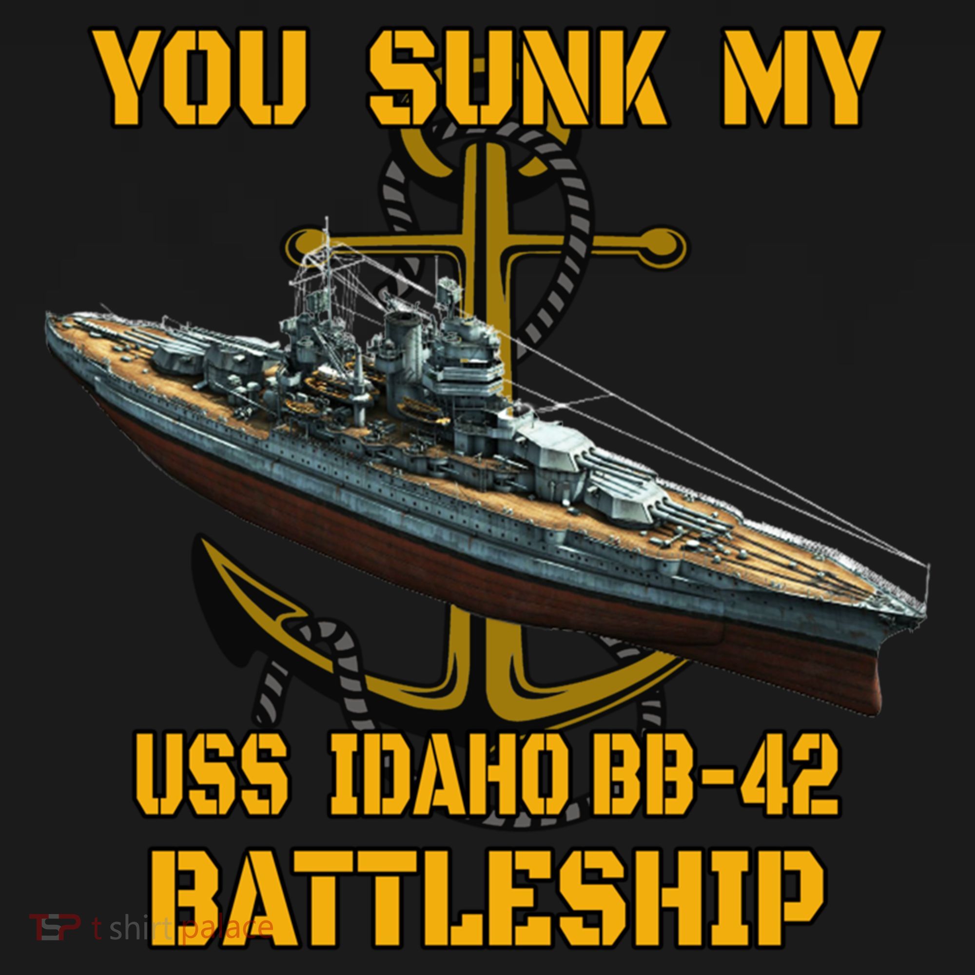 Ww2 American Warship Uss Idaho Bbgift42 Battleship Veterans Day Gift Doggie Tank