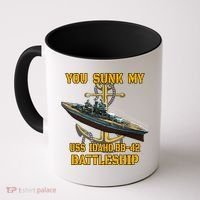 Ww2 American Warship Uss Idaho Bbgift42 Battleship Veterans Day Gift Coffee Mug thumb 0