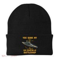 Ww2 American Warship Uss Idaho Bbgift42 Battleship Veterans Day Gift Beanie thumb 0