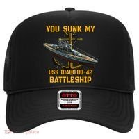 Ww2 American Warship Uss Idaho Bbgift42 Battleship Veterans Day Gift Hat thumb 0
